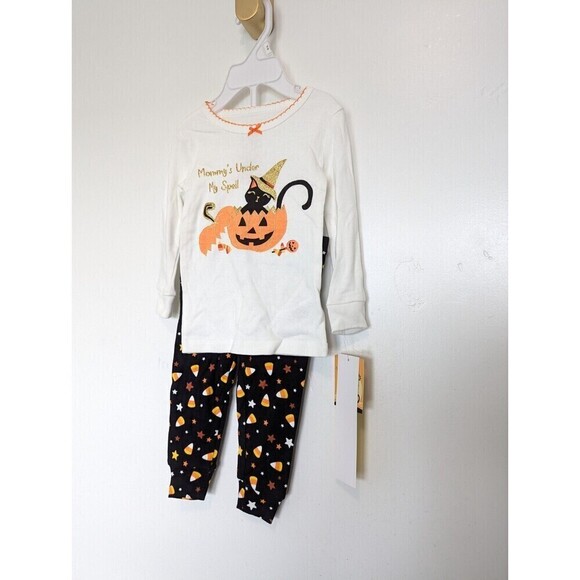 Spooky Night Girls Halloween Sleepwear Set 12 Months - Picture 2 of 7